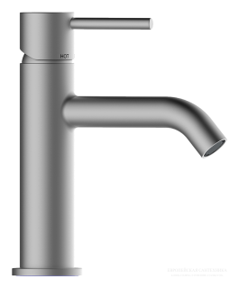 Смеситель для раковины Bossini Teo-M Z00701.094 брашированный никель